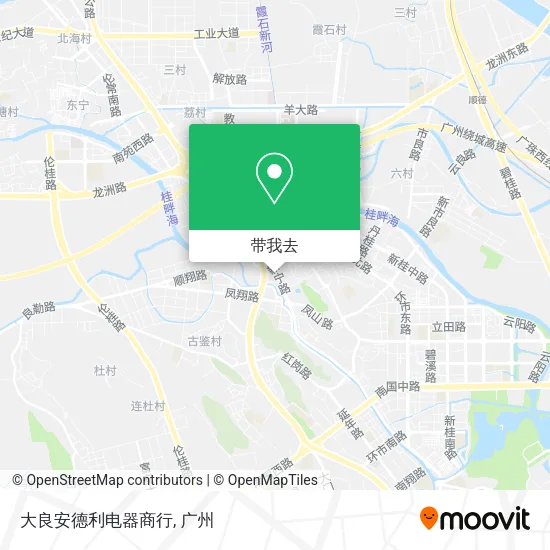 大良安德利电器商行地图