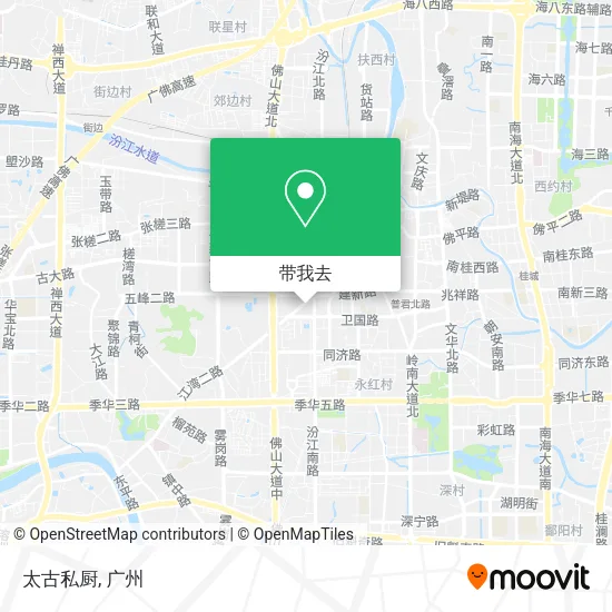 太古私厨地图
