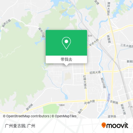 广州曼古园地图