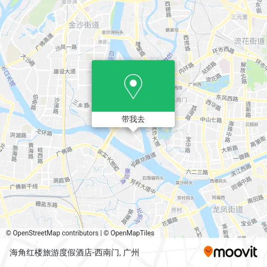 海角红楼旅游度假酒店-西南门地图
