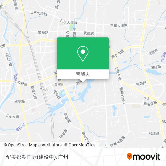 华美都湖国际(建设中)地图