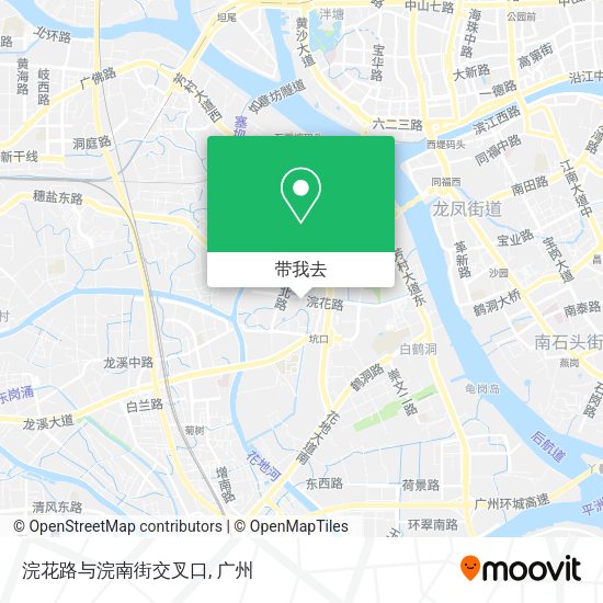 浣花路与浣南街交叉口地图