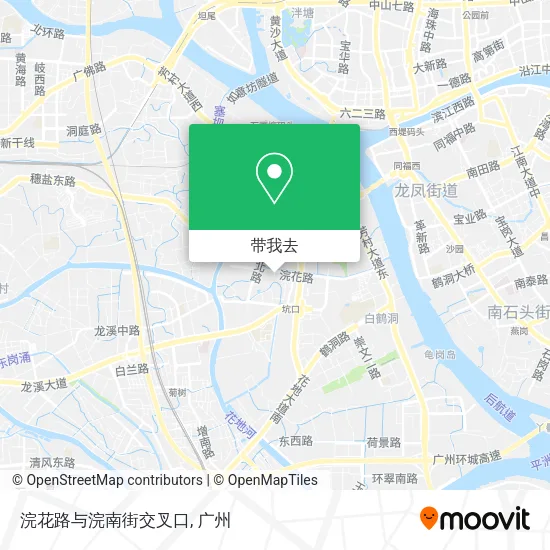 浣花路与浣南街交叉口地图