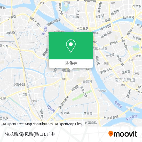 浣花路/彩凤路(路口)地图
