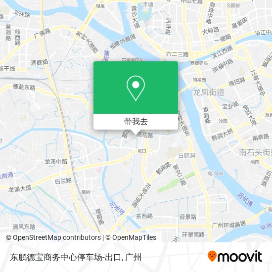 东鹏德宝商务中心停车场-出口地图