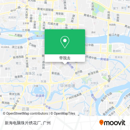 新海电脑珠片绣花厂地图