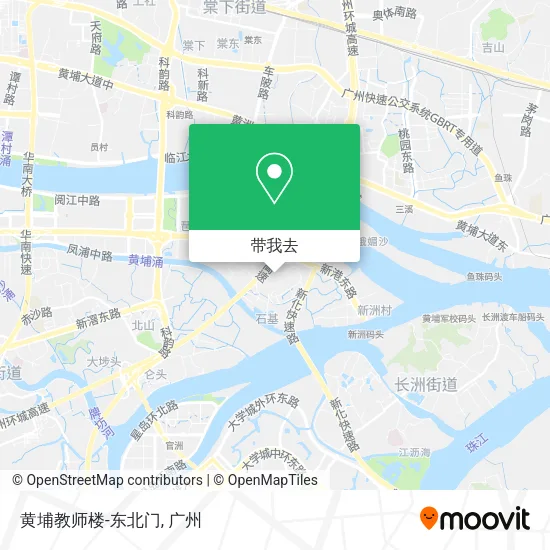黄埔教师楼-东北门地图
