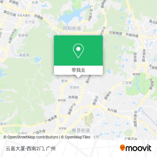 云嘉大厦-西南2门地图