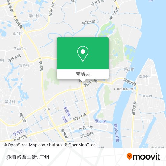 沙浦路西三街地图