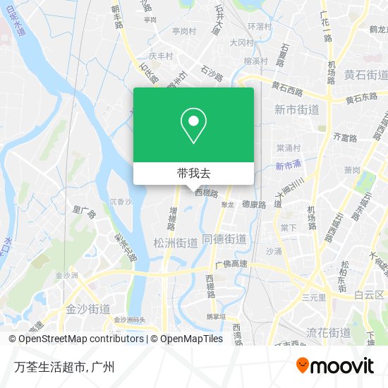 万荃生活超市地图