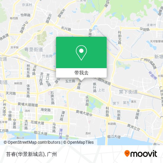 苔睿(华景新城店)地图