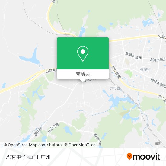 冯村中学-西门地图
