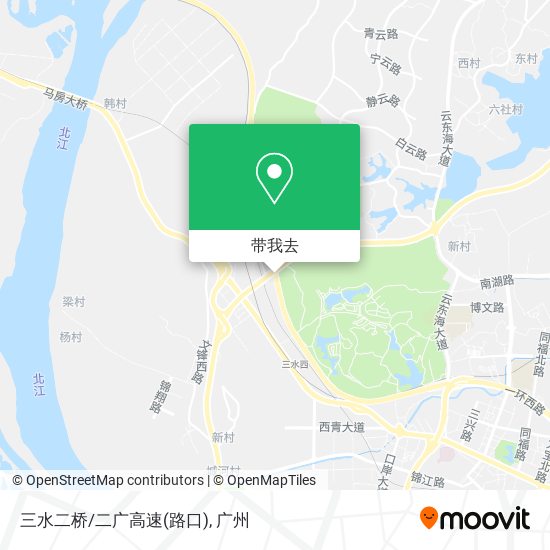 三水二桥/二广高速(路口)地图