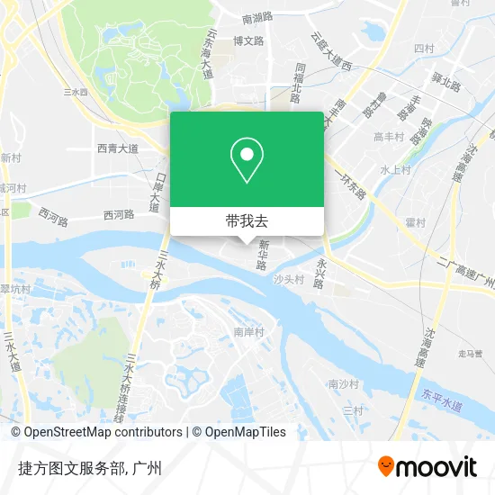 捷方图文服务部地图
