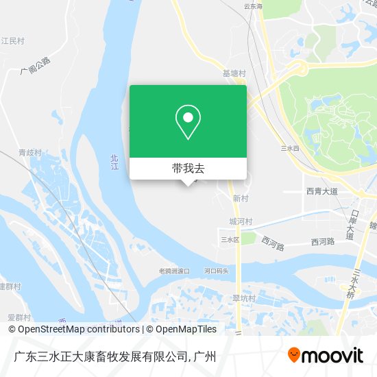 广东三水正大康畜牧发展有限公司地图