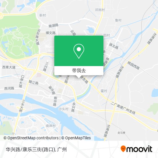 华兴路/康乐三街(路口)地图