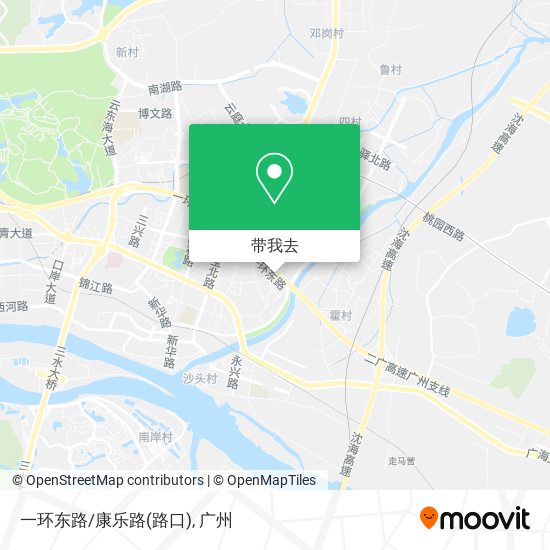 一环东路/康乐路(路口)地图