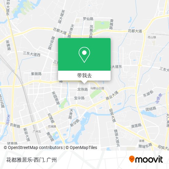 花都雅居乐-西门地图