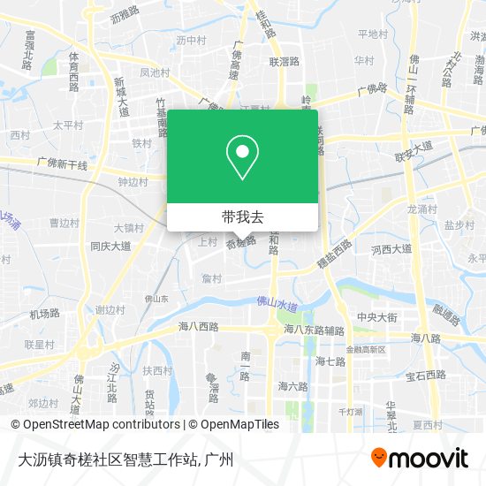 大沥镇奇槎社区智慧工作站地图
