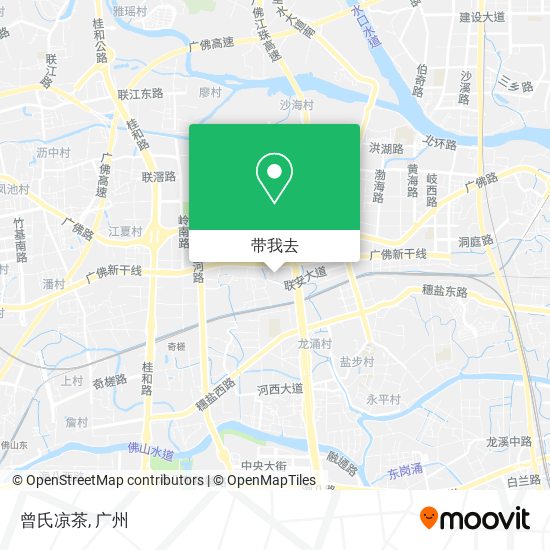 曾氏凉茶地图