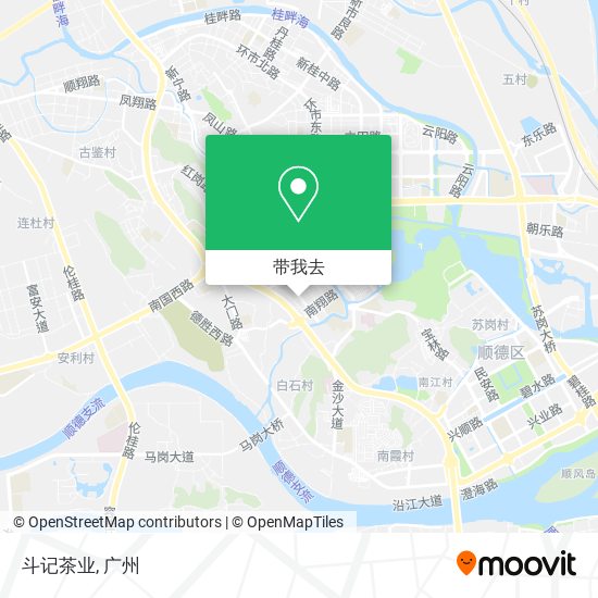 斗记茶业地图