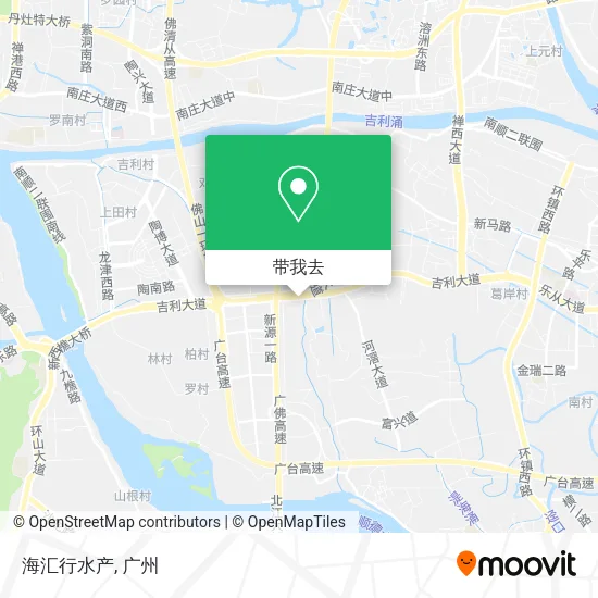 海汇行水产地图
