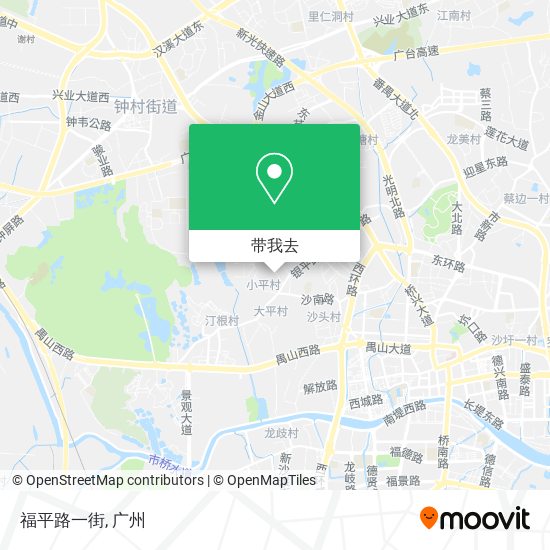 福平路一街地图