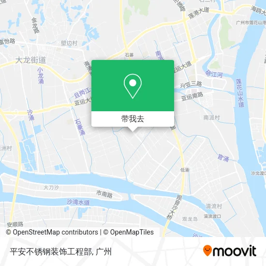 平安不锈钢装饰工程部地图