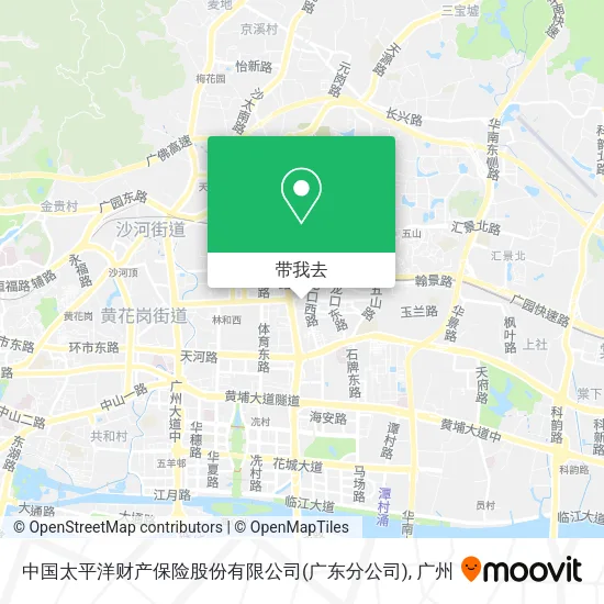 中国太平洋财产保险股份有限公司(广东分公司)地图