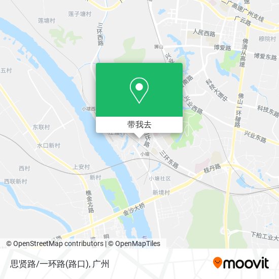 思贤路/一环路(路口)地图