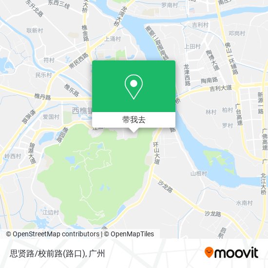 思贤路/校前路(路口)地图