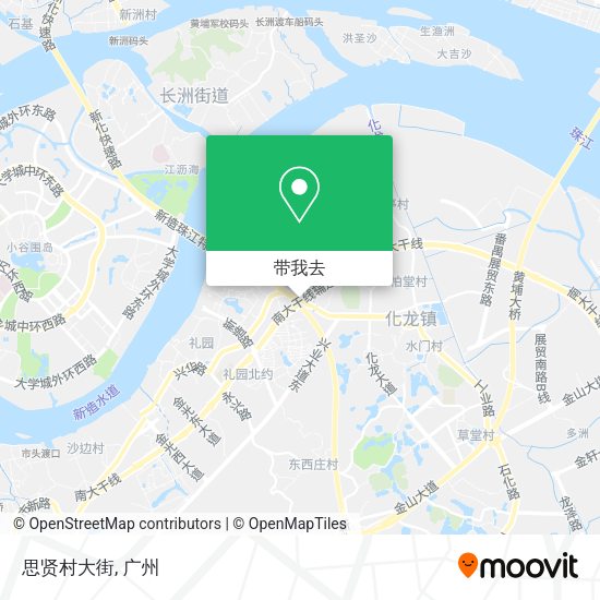 思贤村大街地图