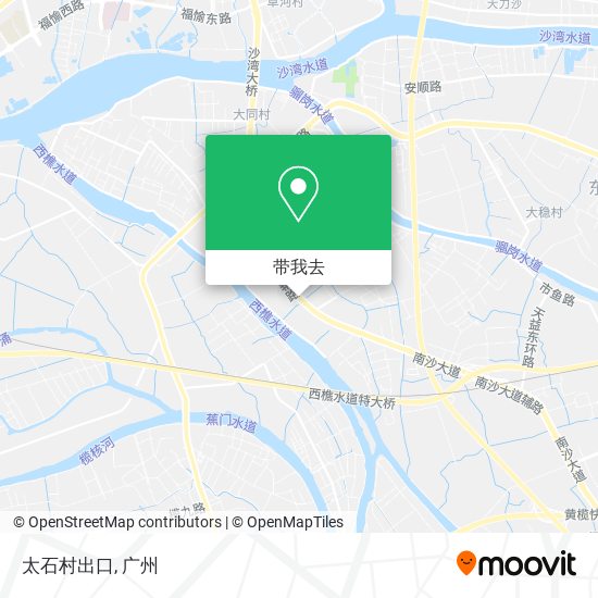 太石村出口地图