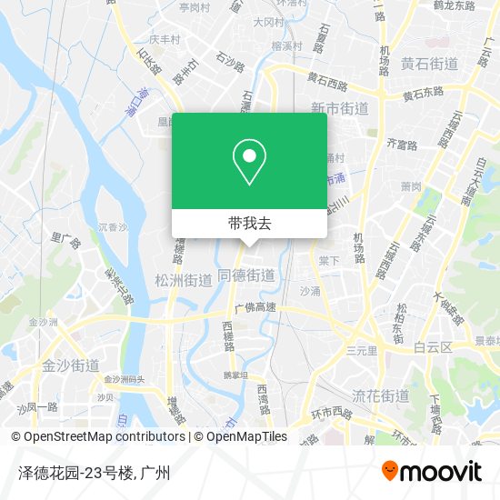 泽德花园-23号楼地图