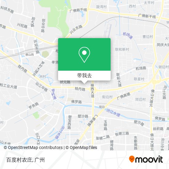 百度村农庄地图