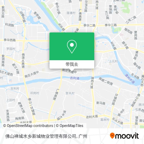 佛山禅城水乡新城物业管理有限公司地图