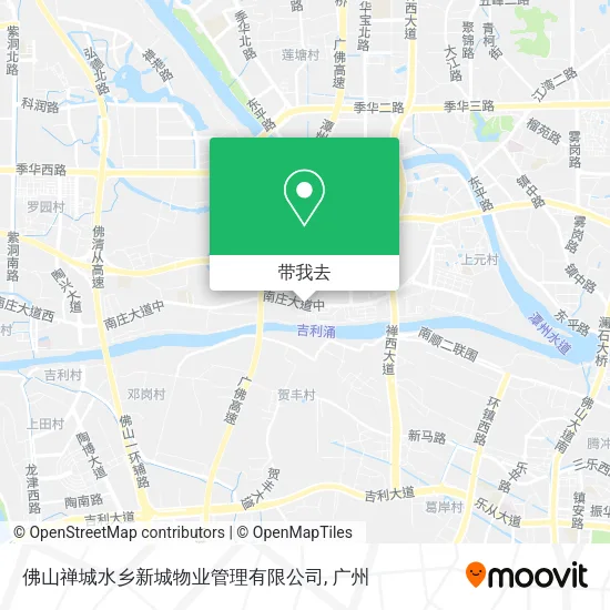 佛山禅城水乡新城物业管理有限公司地图