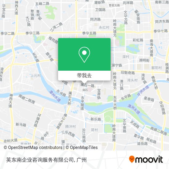 英东南企业咨询服务有限公司地图