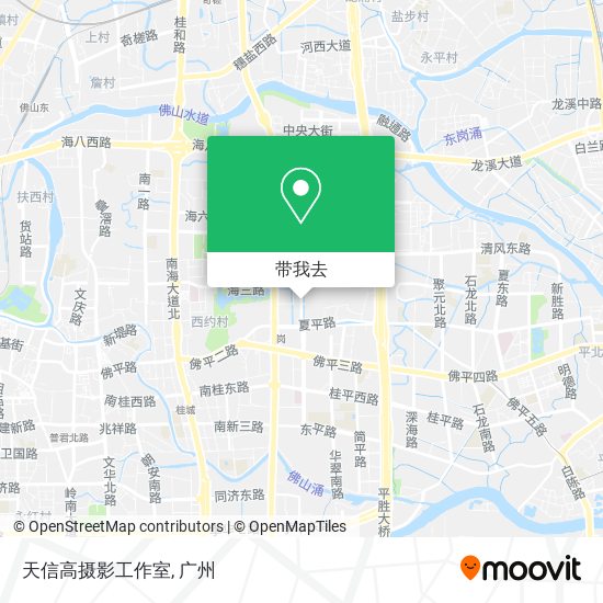 天信高摄影工作室地图