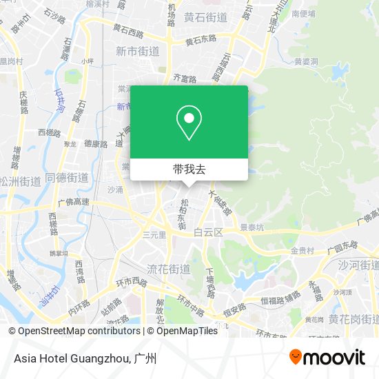 Asia Hotel Guangzhou地图