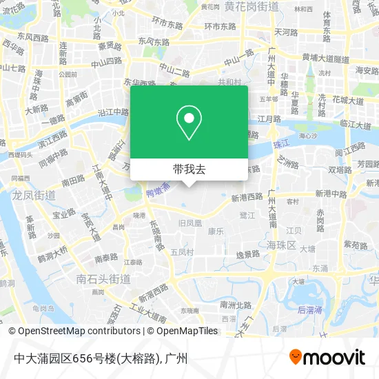 中大蒲园区656号楼(大榕路)地图