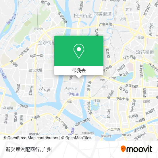 新兴摩汽配商行地图