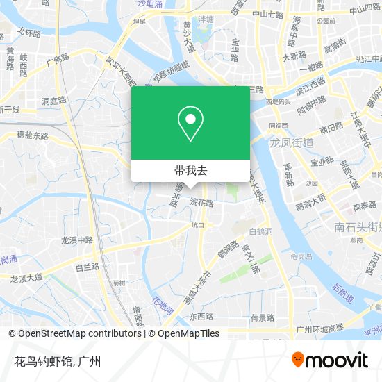 花鸟钓虾馆地图