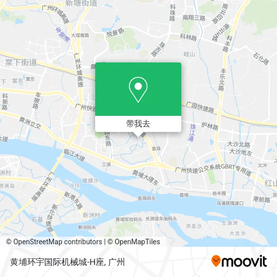黄埔环宇国际机械城-H座地图