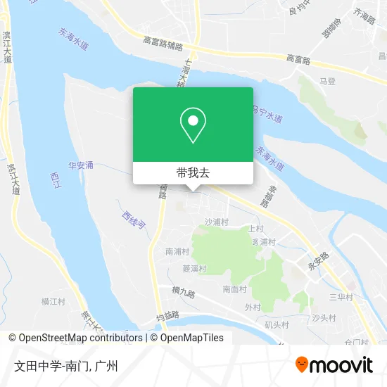 文田中学-南门地图
