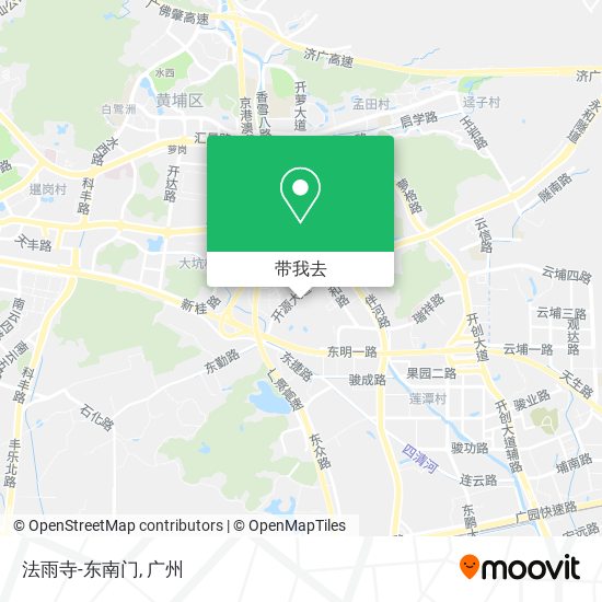 法雨寺-东南门地图