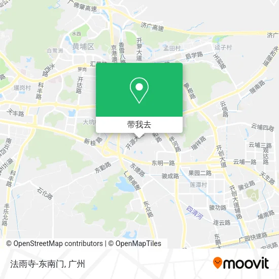 法雨寺-东南门地图