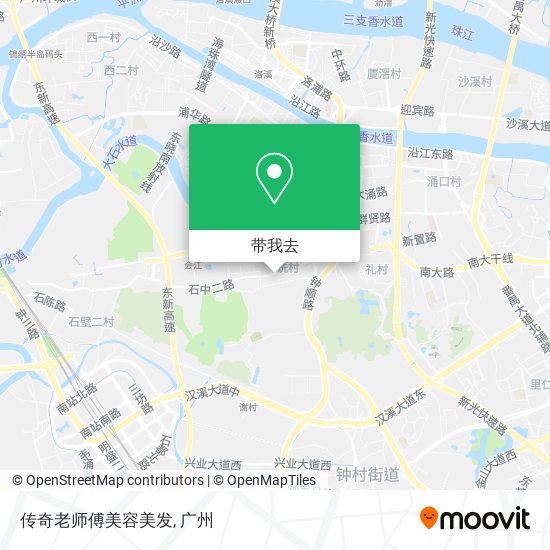 传奇老师傅美容美发地图