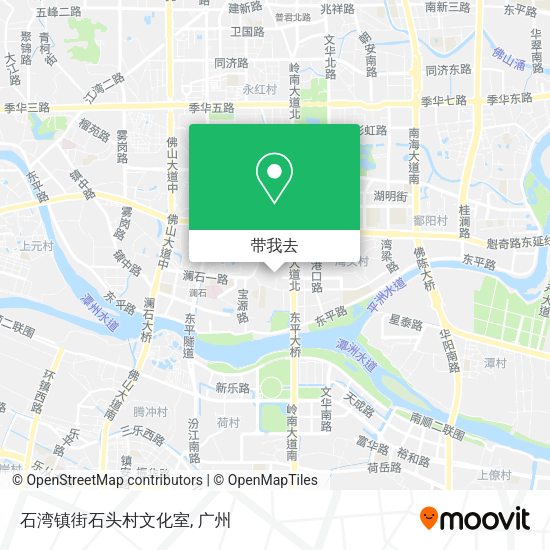 石湾镇街石头村文化室地图