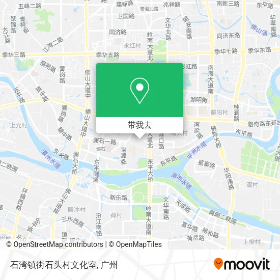 石湾镇街石头村文化室地图